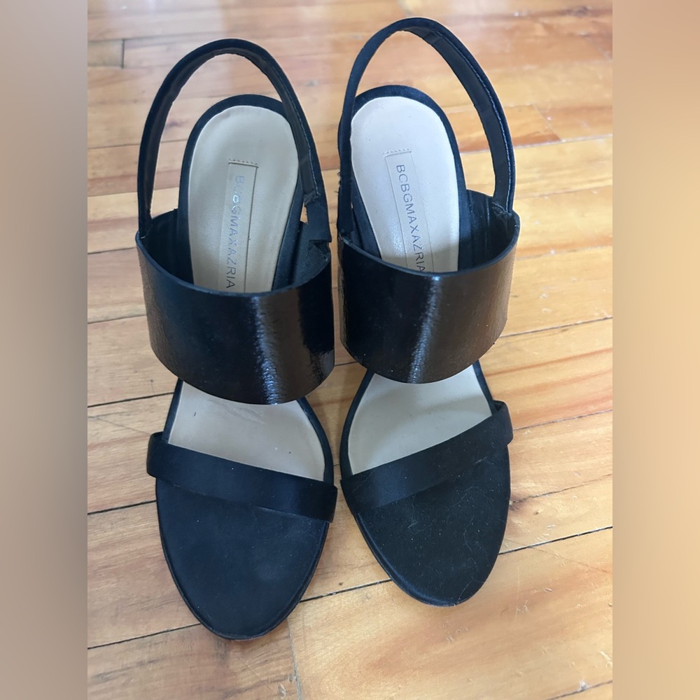 BCBGMaxAzria Black High Heel Sandals